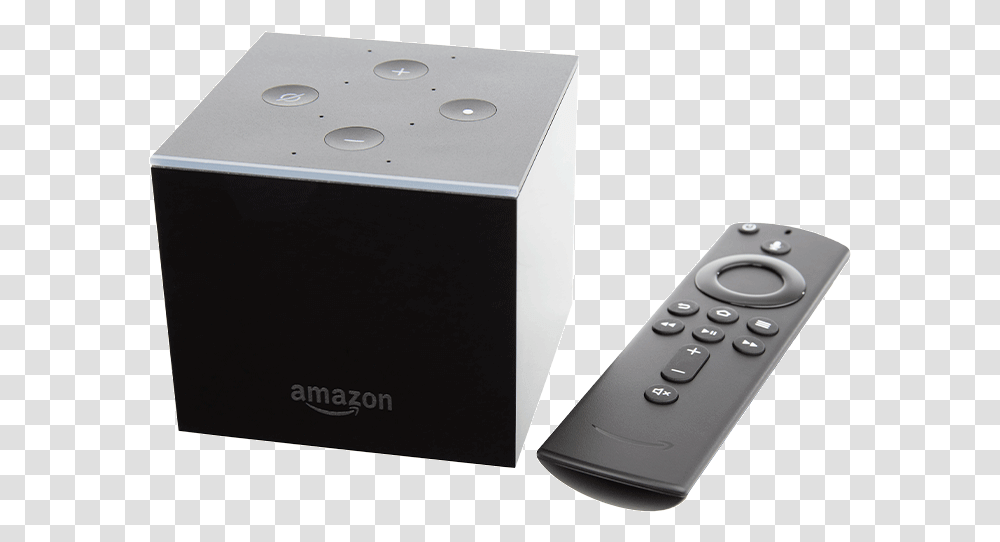 Amazon Fire Tv Cube Loudspeaker, Remote Control, Electronics, Audio Speaker, Stereo Transparent Png