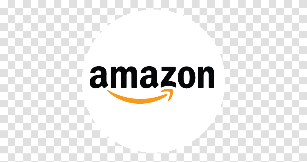 Amazon Logo In Circle, Label, Trademark Transparent Png