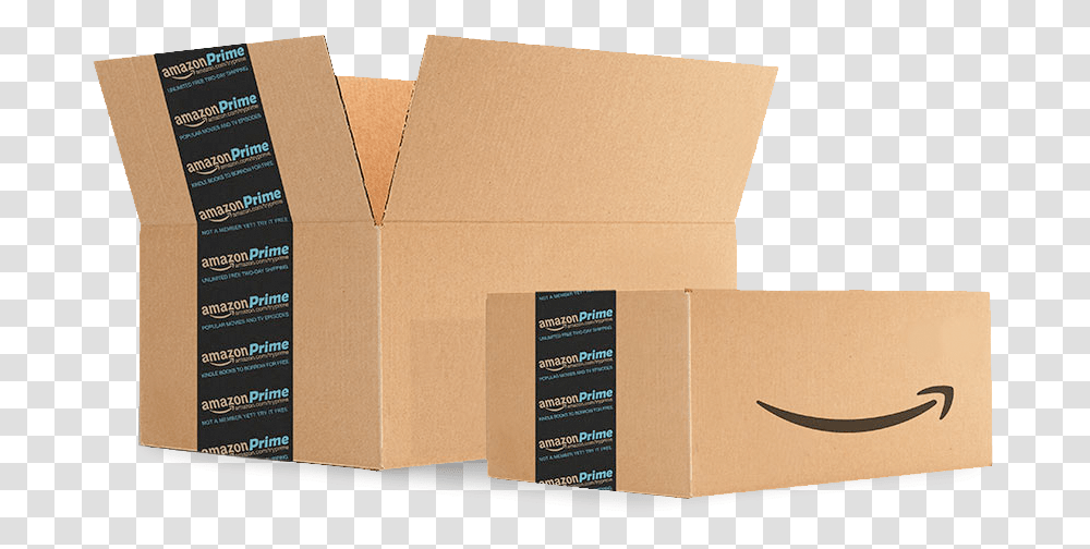 Amazon Prime Box, Cardboard, Package Delivery, Carton Transparent Png
