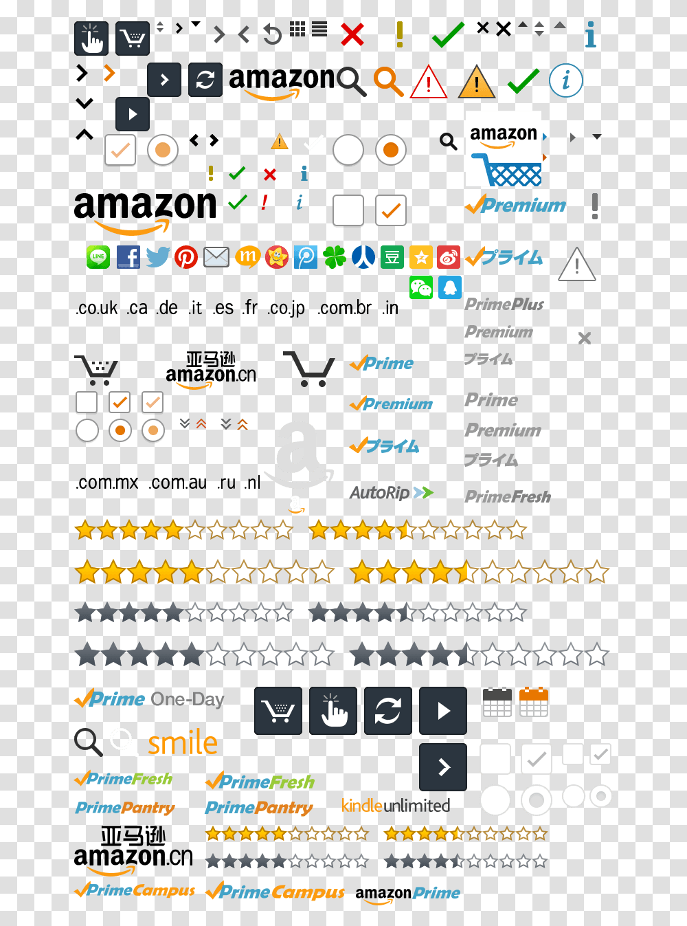 Amazon Prime Icon Sprite, Number, Word Transparent Png