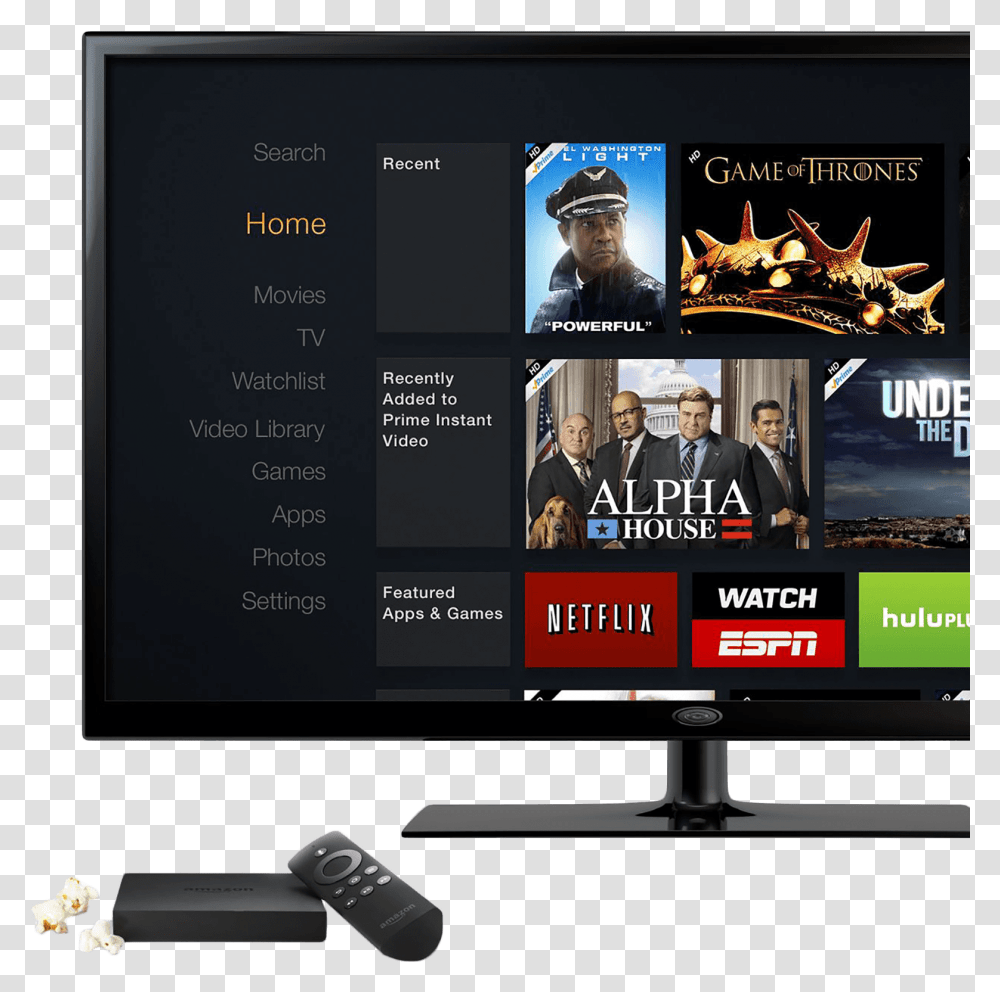 Amazon Prime Video Fire Tv, Monitor, Screen, Electronics, Display Transparent Png