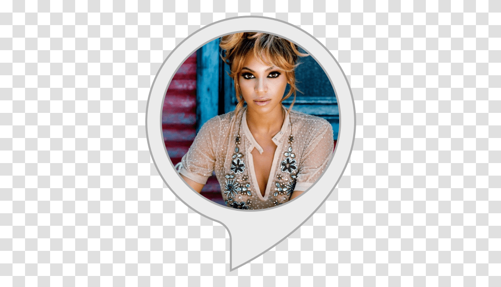 Amazoncom Beyonc Surprising Facts Alexa Skills Beyonce Hair Up Bun Curly, Pendant, Person, Human, Necklace Transparent Png
