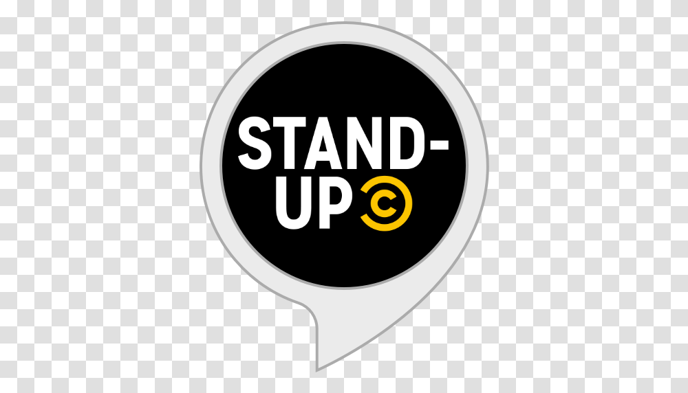 Amazoncom Comedy Central Stand Up Alexa Skills Morning Call, Label, Text, Pillow, Cushion Transparent Png