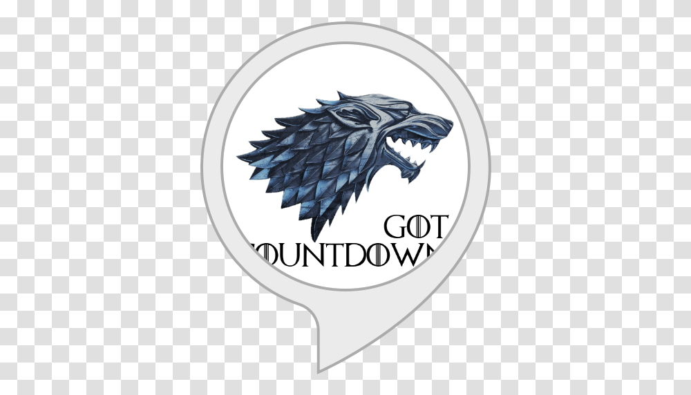 Amazoncom Countdown To Game Of Thrones Alexa Skills Game Of Thrones Logo, Dragon, Bird, Animal Transparent Png