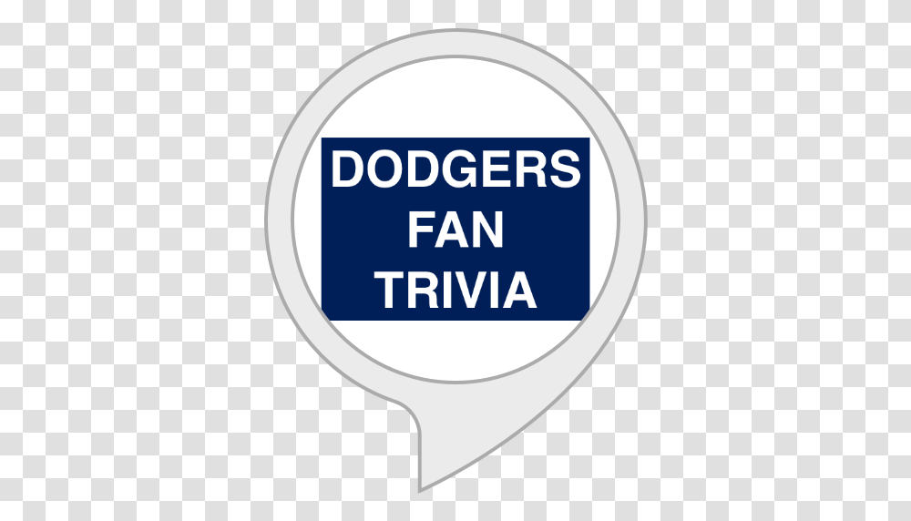 Amazoncom Dodgers Baseball Fan Trivia Alexa Skills Circle, Label, Text, Symbol, Sticker Transparent Png