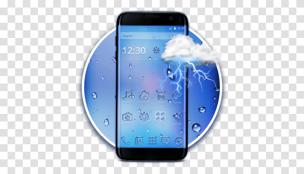 Amazoncom Drizzle Rain Drops Theme Appstore For Android Samsung Galaxy, Mobile Phone, Electronics, Cell Phone, Glass Transparent Png