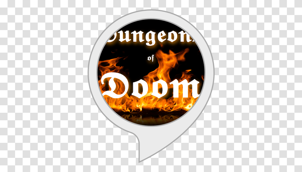 Amazoncom Dungeons Of Doom Alexa Skills Fire Drill, Flame, Text, Bonfire, Symbol Transparent Png