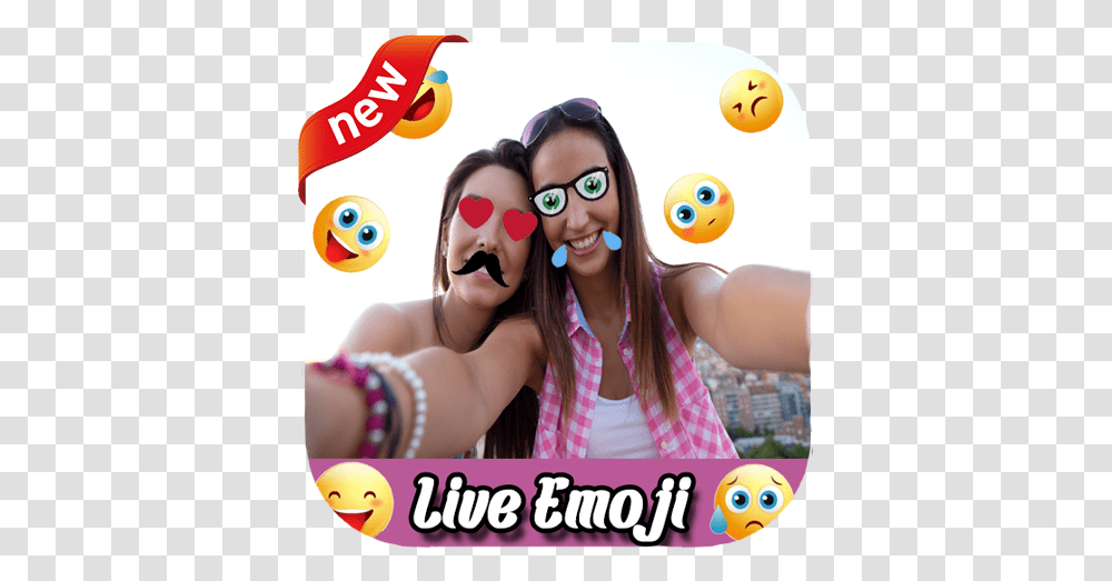 Amazoncom Emoji Face Swap Sticker Appstore For Android New Sign, Sunglasses, Accessories, Accessory, Person Transparent Png