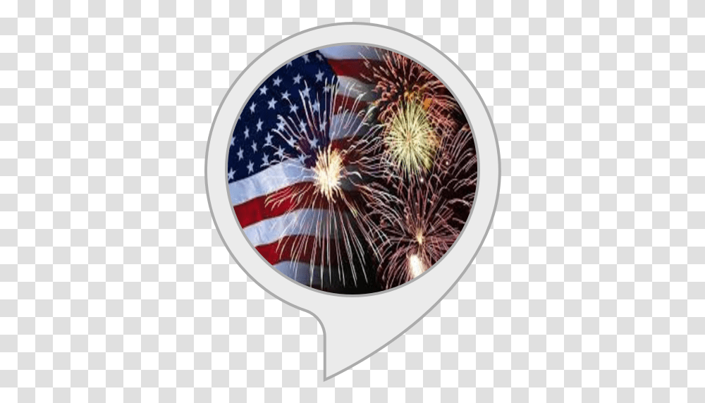 Amazoncom Fourth Of July Fireworks Celebration Alexa Skills Fireworks, Flag, Symbol, American Flag, Nature Transparent Png