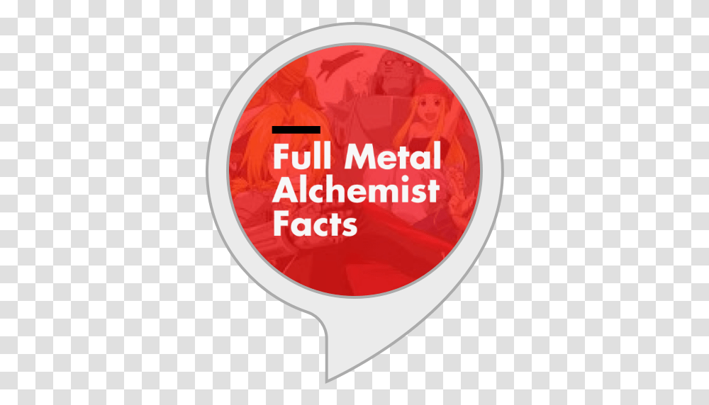 Amazoncom Fullmetal Alchemist Facts Alexa Skills Circle, Label, Text, Word, Number Transparent Png