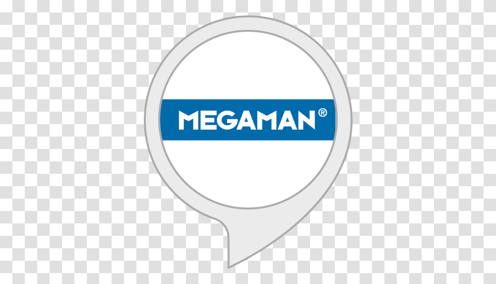 Amazoncom Megaman Alexa Skills Megaman Lighting, Label, Text, Sticker, Symbol Transparent Png