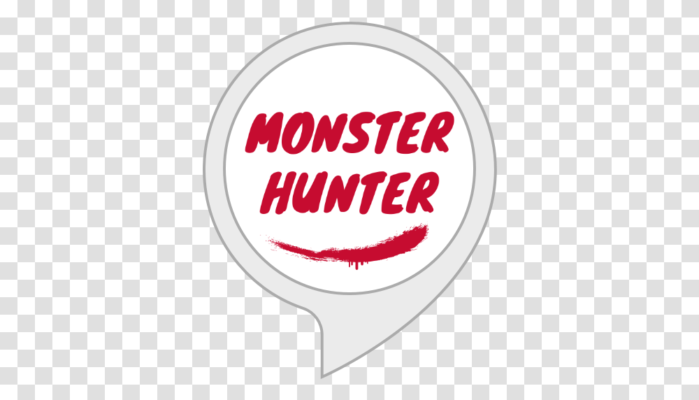 Amazoncom Monster Hunter Alexa Skills Circle, Label, Text, Logo, Symbol Transparent Png