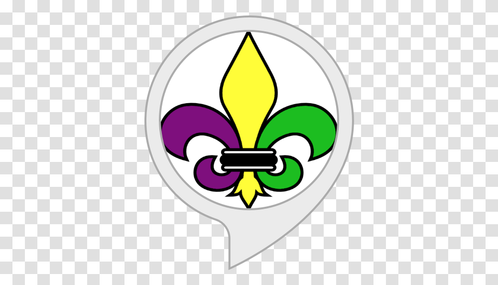 Amazoncom New Orleans Guide Alexa Skills New Orleans Fleur De Lys, Symbol, Logo, Trademark, Light Transparent Png