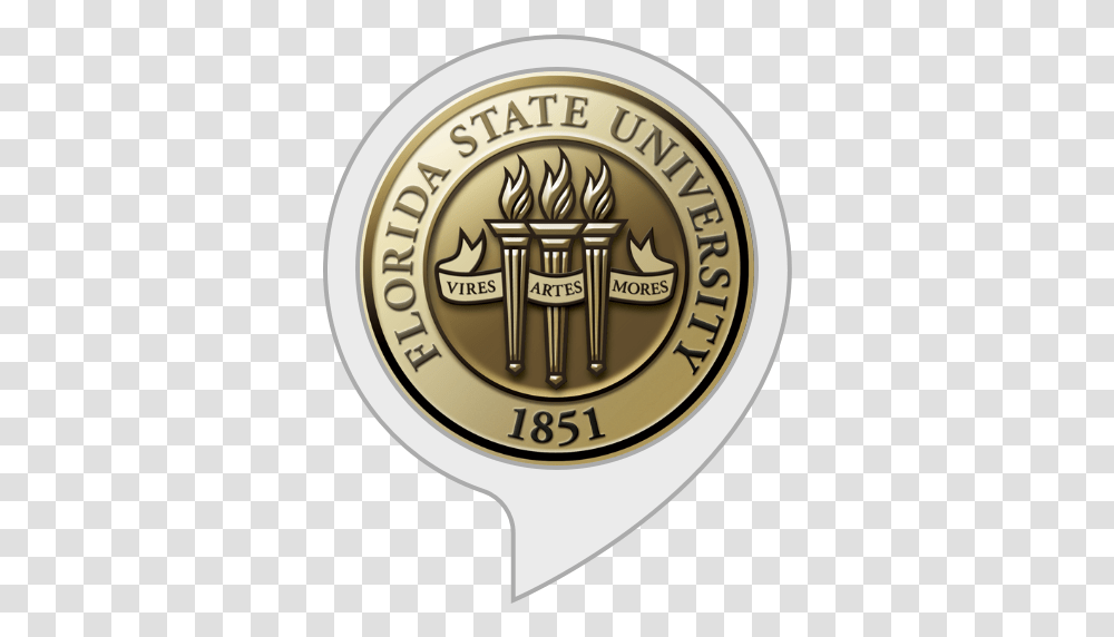 Amazoncom Official Fsu News Alexa Skills Florida State University, Logo, Symbol, Trademark, Clock Tower Transparent Png