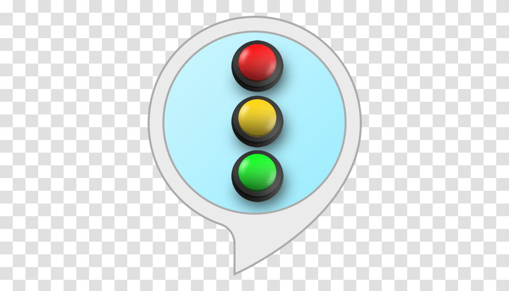 Amazoncom Red Light Green Yellow Alexa Skills Circle, Disk, Traffic Light, Cutlery Transparent Png