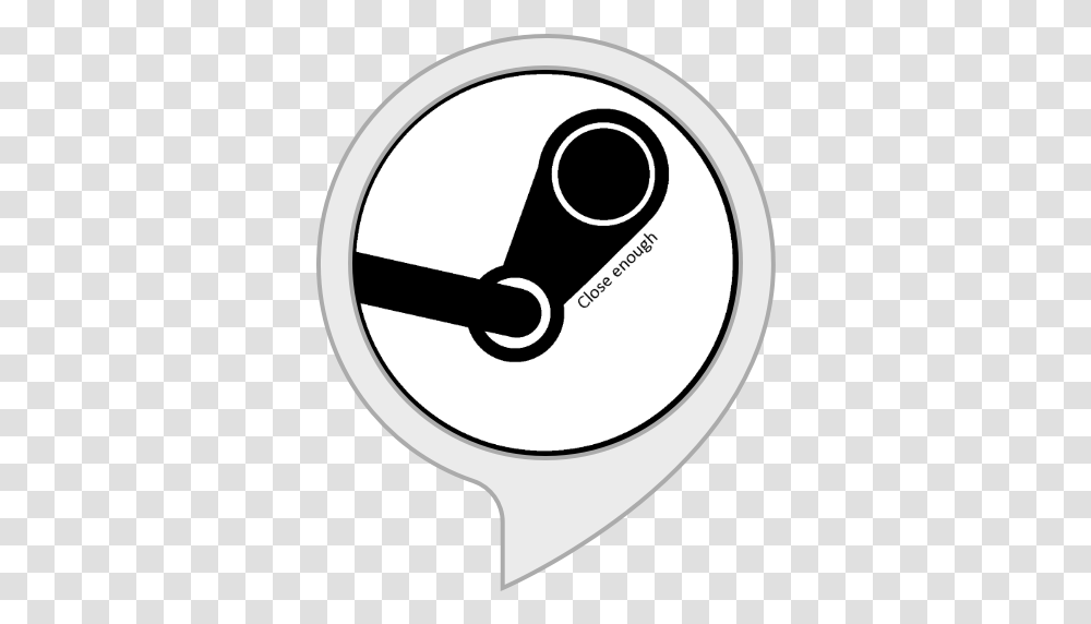 Amazoncom Steam Player Count Alexa Skills Circle, Label, Text, Machine, Gearshift Transparent Png