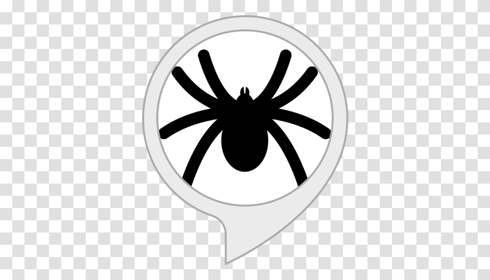 Amazoncom Tarantula Facts Alexa Skills Animated Spider, Stencil, Logo, Symbol, Clock Tower Transparent Png