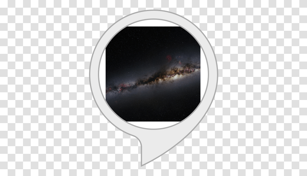 Amazoncom The Milky Way Galaxy Facts Alexa Skills Real Unedited Photos Of Space, Outdoors, Nature, Symbol, Astronomy Transparent Png