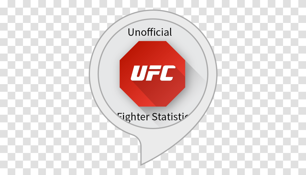 Amazoncom Ufc Fighter Statistics Alexa Skills Circle, Symbol, Label, Text, Plectrum Transparent Png