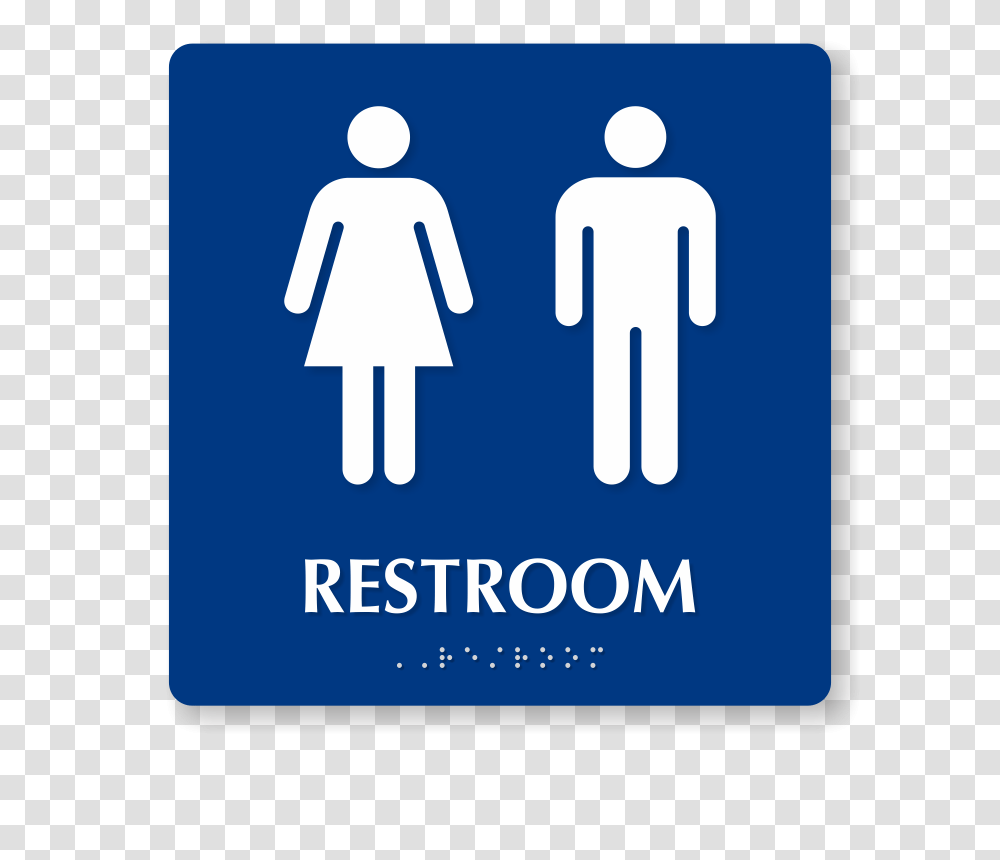 Amazoncom Unisex Men Women Bathroom Sign Sticker Decal X, Road Sign, Credit Card Transparent Png