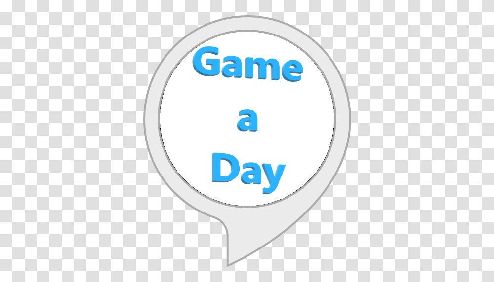 Amazoncom Video Game Of The Day Alexa Skills Circle, Label, Text, Number, Symbol Transparent Png