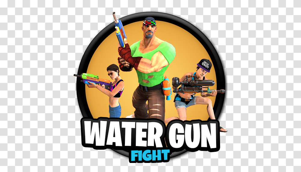 Amazoncom Water Gun Fight Game 3d Appstore For Android Shoot Rifle, Person, Human, People, Counter Strike Transparent Png