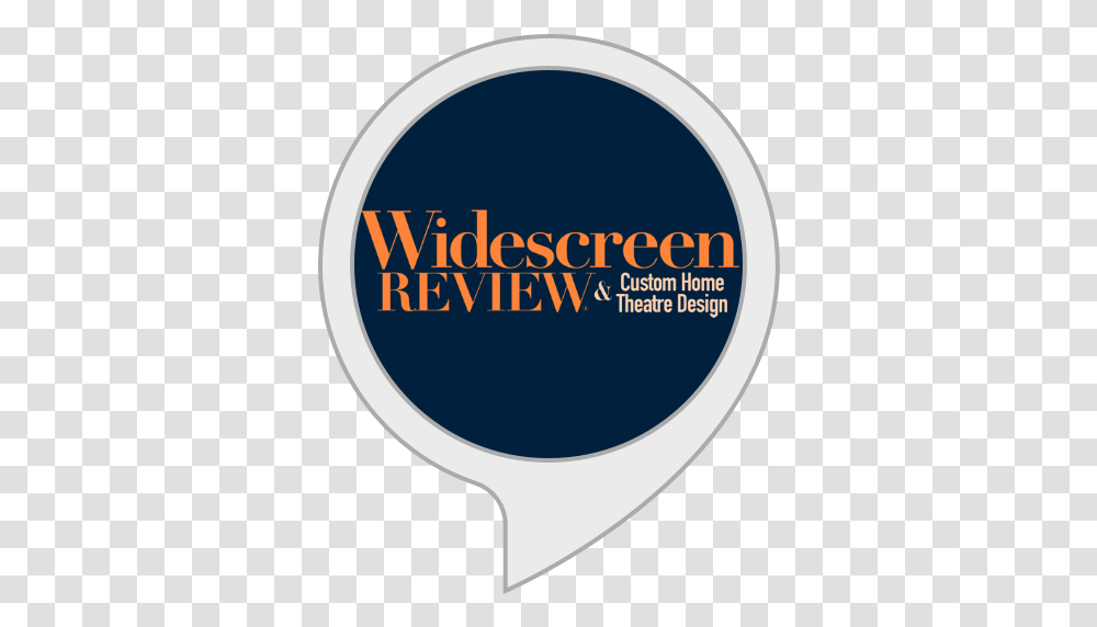 Amazoncom Widescreen Review Alexa Skills Circle, Label, Text, Racket, Logo Transparent Png