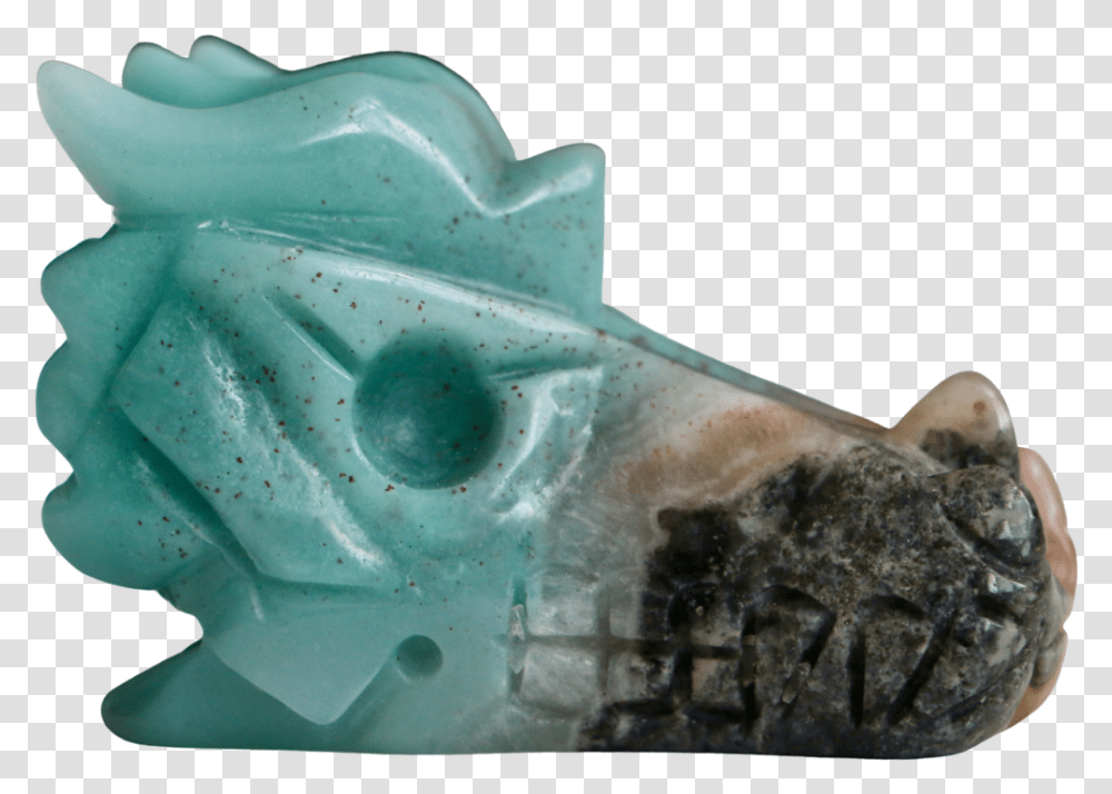 Amazonite Dragon Skull Carved Crystal Bronze Sculpture, Accessories, Accessory, Gemstone, Jewelry Transparent Png
