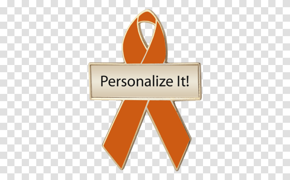 Amber Awareness Ribbons Personalized Pins No Minimums Cause Cancer Ribbon Logo, Text, Word, Alphabet, Symbol Transparent Png