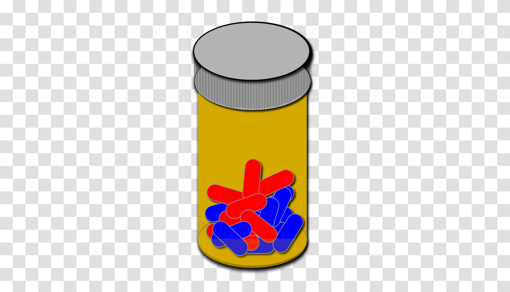 Amber Prescription Bottle Clipart Image, Jar, Cylinder, Glass, Pill Transparent Png
