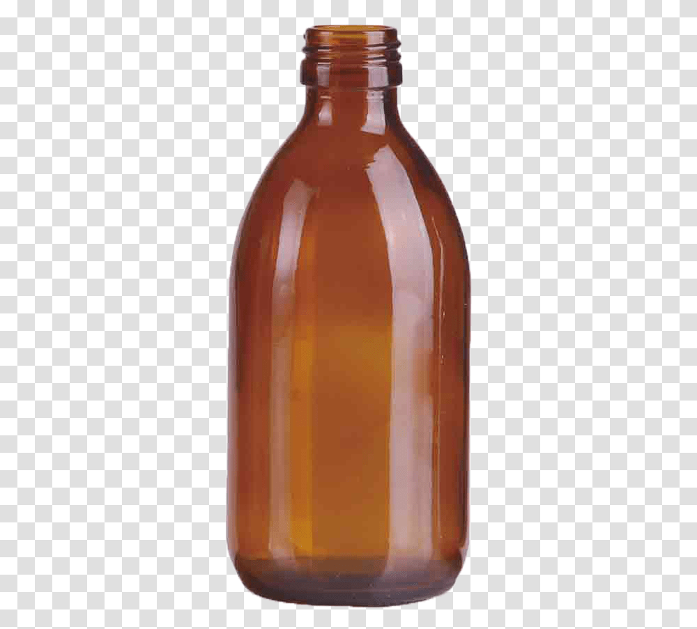 Amber Syrup Bottle, Beverage, Alcohol, Food, Beer Transparent Png