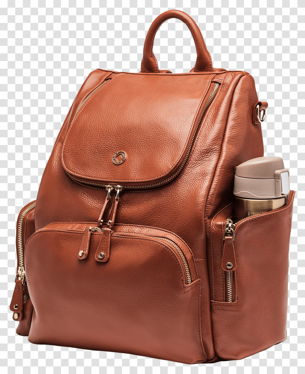 Amber Toffee Leather Backpack Leather Backpack Transparent Png