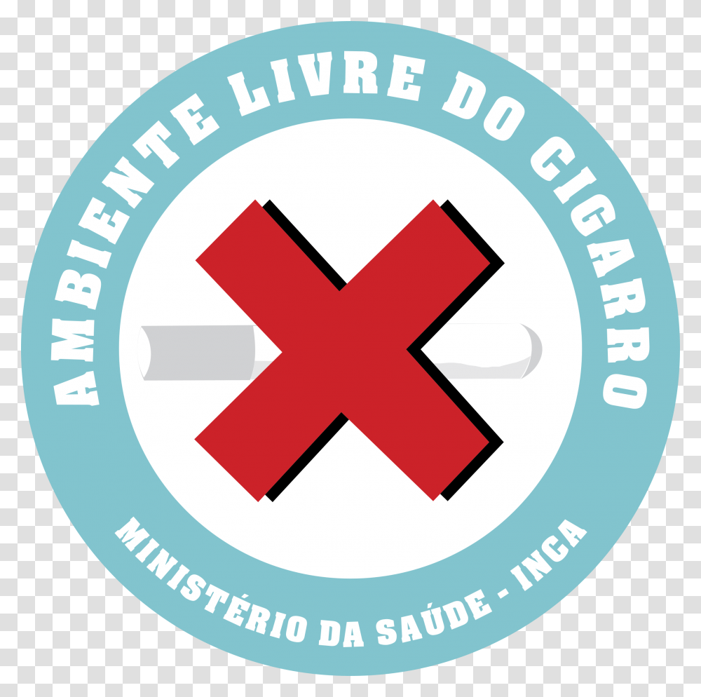 Ambiente Livro Do Cigarro Logo Circle, Trademark, First Aid Transparent Png