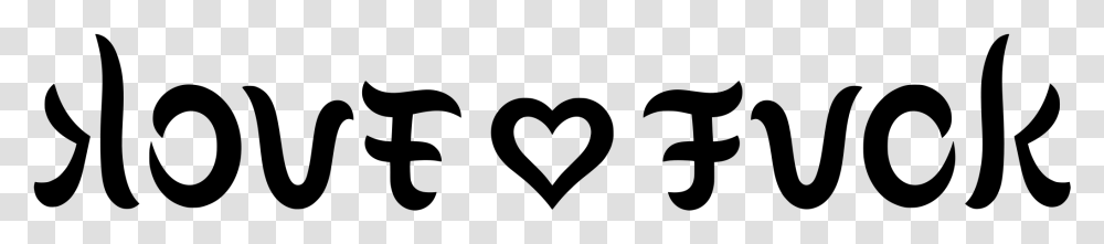 Ambigram Love Fuck Clip Arts Heart, Gray, World Of Warcraft Transparent Png