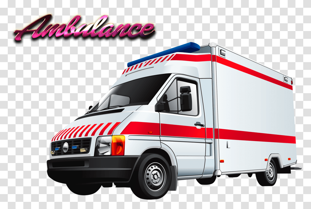 Ambulance Clipart File Free Ambulance, Van, Vehicle, Transportation, Truck Transparent Png