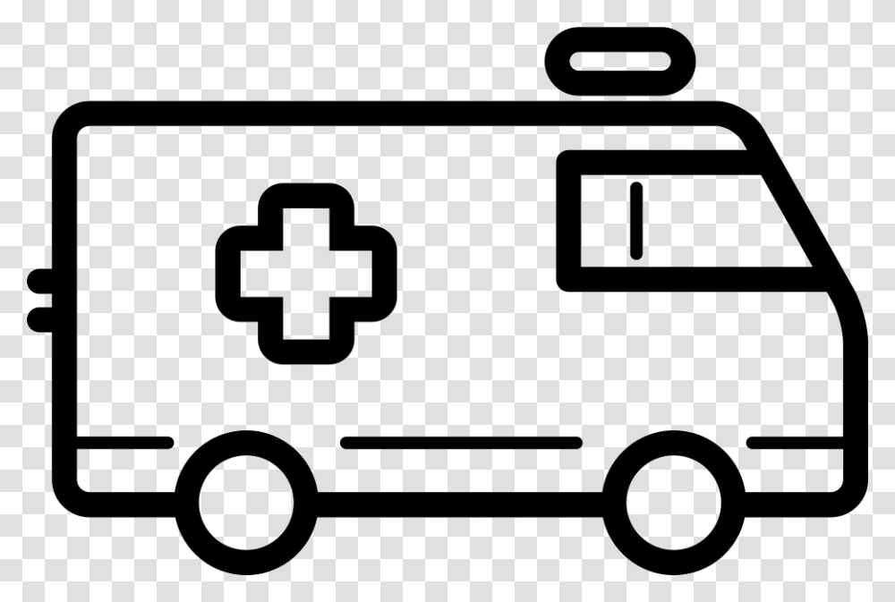 Ambulance Facing Right Ambulance, Van, Vehicle, Transportation, Electronics Transparent Png