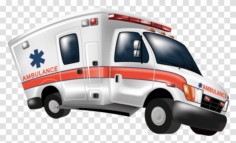 Ambulance Free Download Cartoon Ambulance, Van, Vehicle, Transportation, Truck Transparent Png
