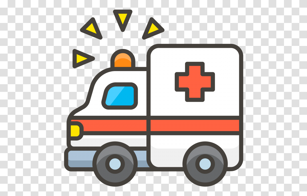 Ambulance Icon Ambulance Emoji, Van, Vehicle, Transportation, Fire Truck Transparent Png