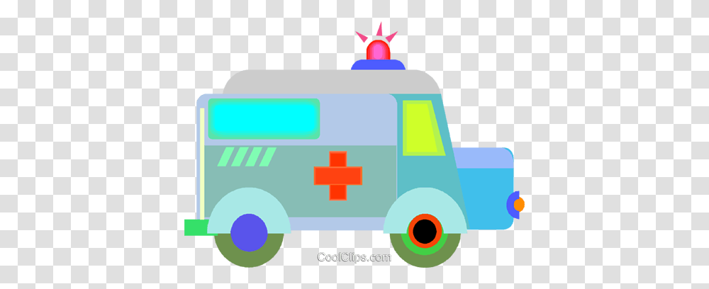 Ambulance Royalty Free Vector Clip Art Illustration, Van, Vehicle, Transportation, First Aid Transparent Png