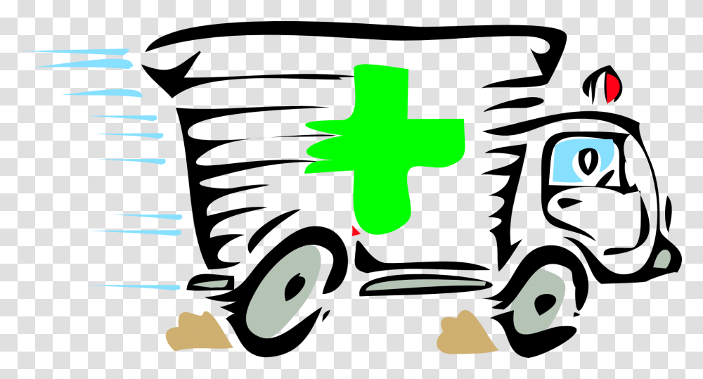 Ambulance, Van, Vehicle, Transportation, Stencil Transparent Png