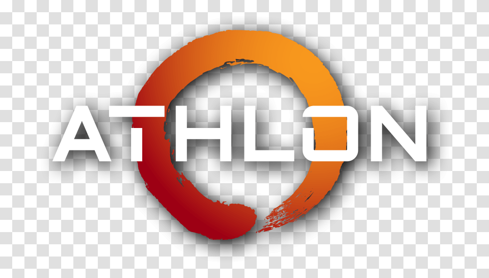 Amd Athlon Logo Circle Full Size Download Seekpng Vertical, Label, Text, Hand, Symbol Transparent Png