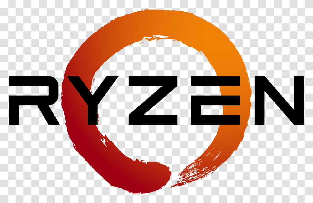 Amd Logo Ryzen Logo, Label, Number Transparent Png