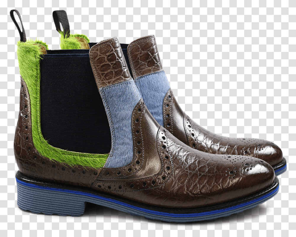 Amelie 31 Croco Classic Hair Chelsea Boot, Clothing, Apparel, Footwear, Cowboy Boot Transparent Png