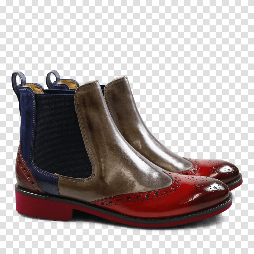 Amelie 5 Crust Rich Red Smoke Navy Chelsea Boot, Clothing, Apparel, Footwear, Shoe Transparent Png
