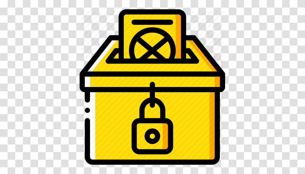 Amenities Ballot Box City Council Vote Voting Icon, Treasure, Lock, Security Transparent Png