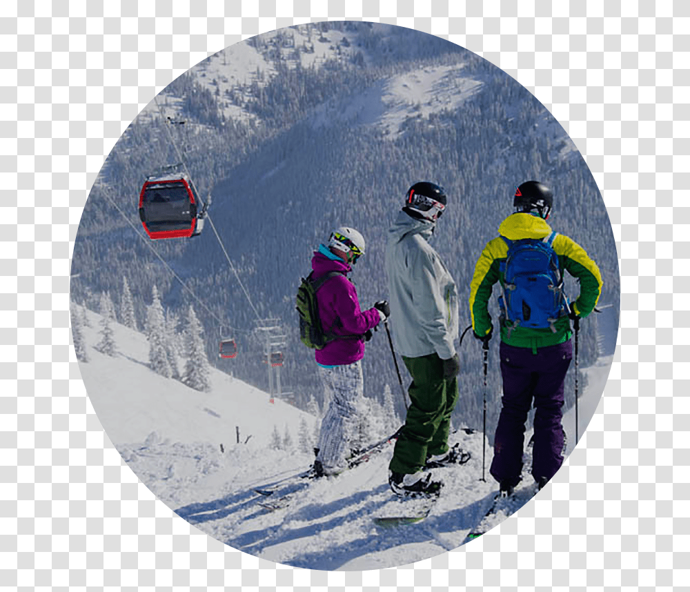 Amenities Circle Lift Tickets Crystal Mountain, Person, Outdoors, Nature, Piste Transparent Png