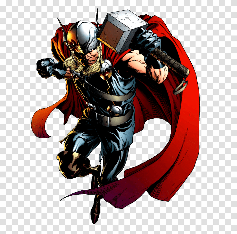 America Comics Thor Book Comic Captain Marvel Clipart, Helmet, Apparel, Person Transparent Png