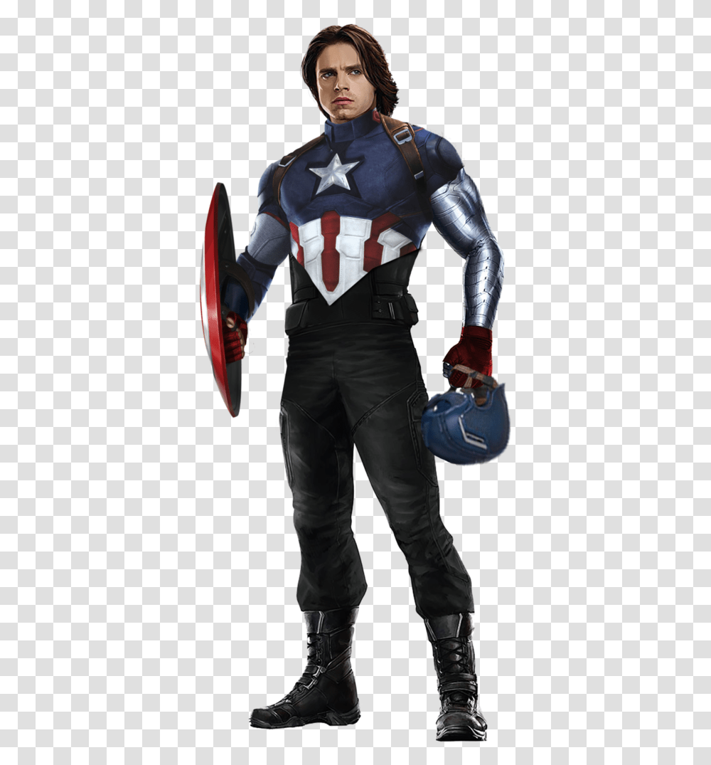 America Deadpool Barnes Cinematic Bucky Universe Falcon Bucky Barnes Captain America, Person, Costume, People Transparent Png