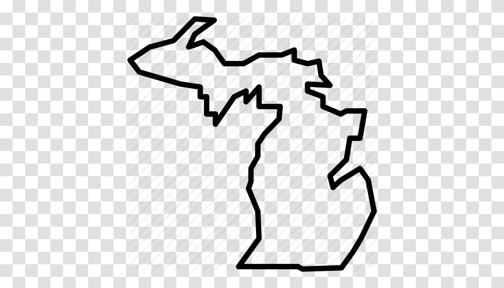 America Detroit Federal Map Michigan Republic State Icon, Plot, Diagram, Plan Transparent Png