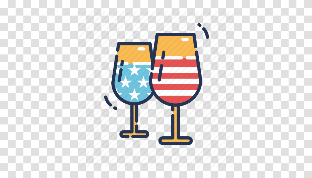 America Drink Fourth Of July Glasses Independence Day July, Wine Glass, Alcohol, Beverage, Road Sign Transparent Png